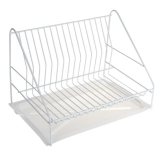 Suszarka do naczyń 1-poziomowa 34cm Smart biała