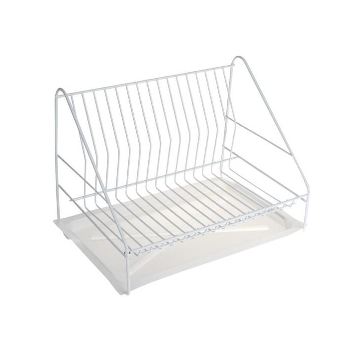 Suszarka do naczyń 1-poziomowa 34cm Smart biała