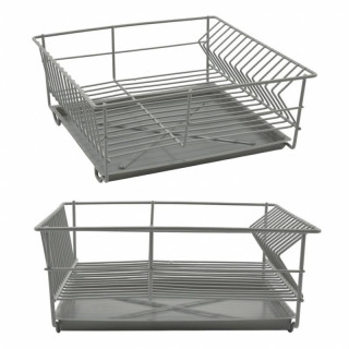 Suszarka do naczyń zlewozmywakowa kwadratowa 32cm szara
