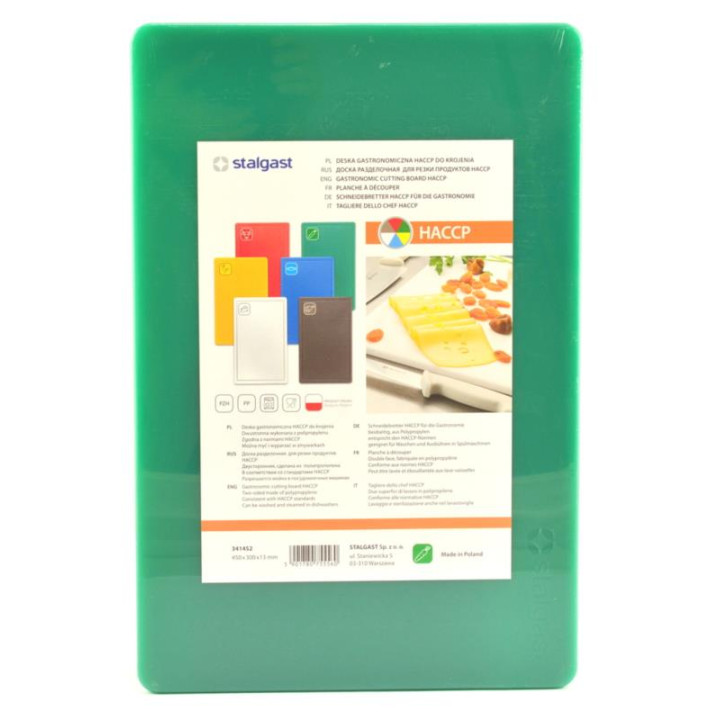 Deska do krojenia 45x30cm zielona