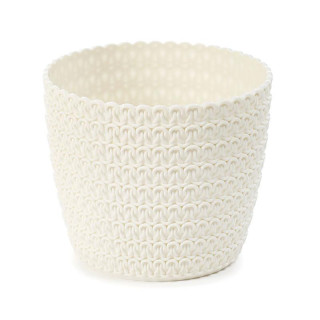 Doniczka Magnolia jersey 11cm h:9cm krem 730