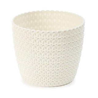 Doniczka Magnolia jersey 22cm h:18,5cm krem 734