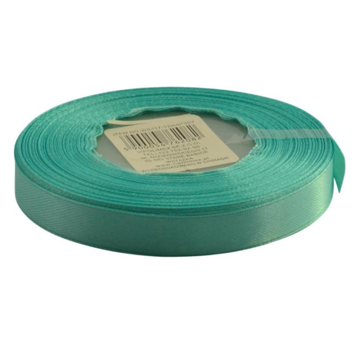 Wstążka turkusowa 12mm w rolce