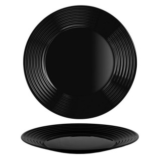 Talerz Harena płytki 25cm czarny 7611 ARC