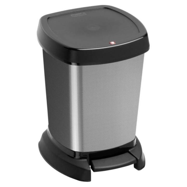 Kosz na śmieci z pedałem  6L Paso czarny