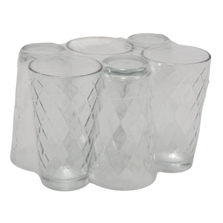 Szklanki 310ml 6szt do napojów mix wzorów