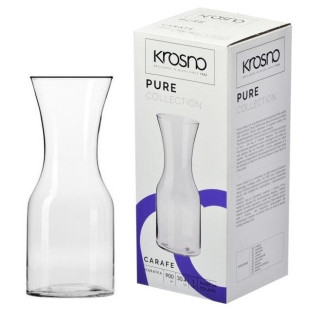 Karafka szklana 1,0L Krosno Pure bez korka