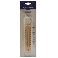 Termometr drewniany pokojowy 40/150mm łuk 010300