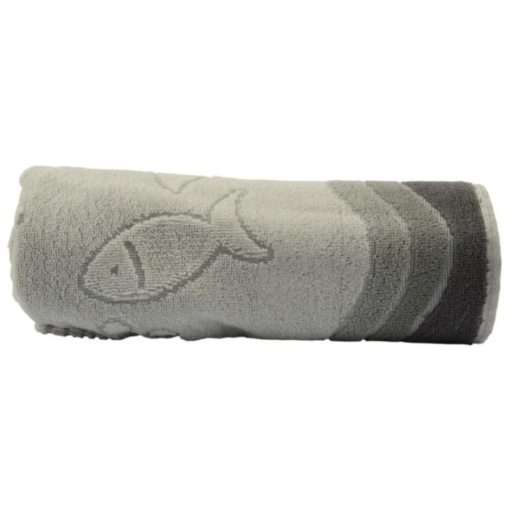 Ręcznik Flora Ocean 70x140 popielaty