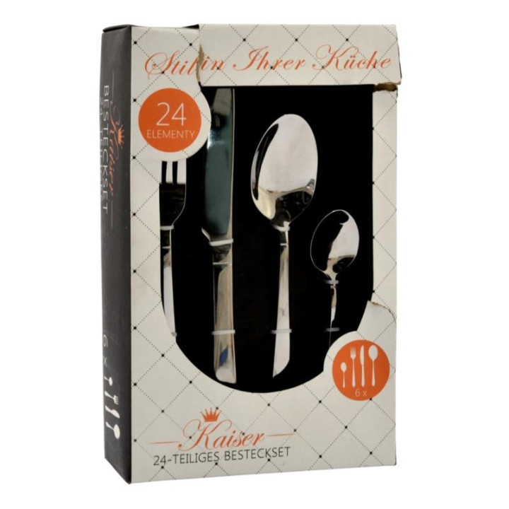 Sztućce 24 elementy Emili