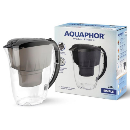 Dzbanek Aquaphor Simple 2,8L czarny