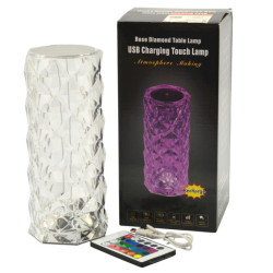Lampa kryształ RGB 7924
