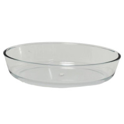 Szkło żaroodporne 2,4L 30,5x21,5x6,5cm owalne