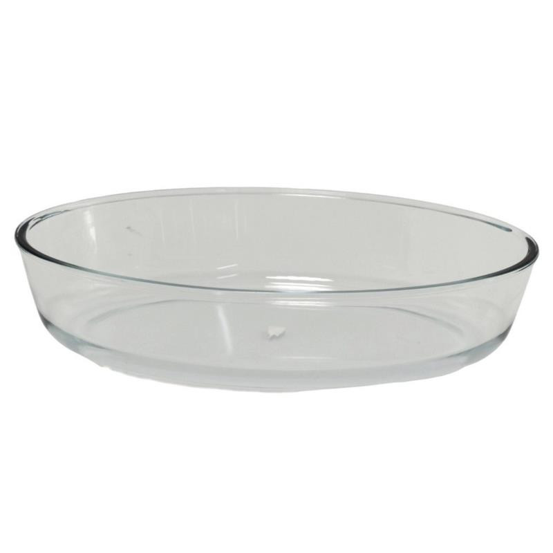 Szkło żaroodporne 2,4L 30,5x21,5x6,5cm owalne