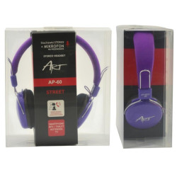 Słuchawki ART AP-60MC fiolet