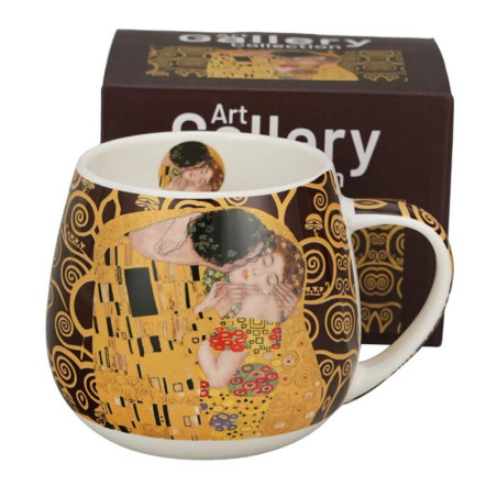 Kubek ceramiczny 430ml Baryłka The Kiss Brown