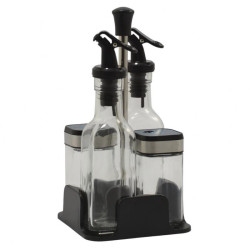 Przyprawniki  4 elementy na stojaczku BW02