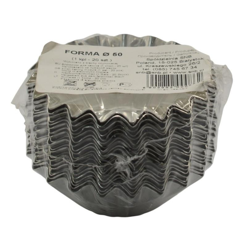 Foremki do pieczenia SNB 50mm 20szt