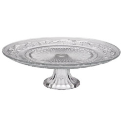 Patera szklana 30cm na nodze Piatto