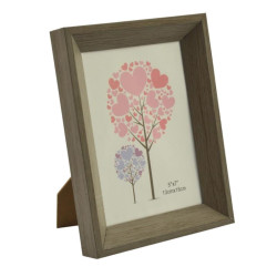 Ramka 13x18cm tworzywo tekstura drewna ciemnego