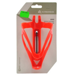 Koszyk rowerowy na bidon Grid czerwony