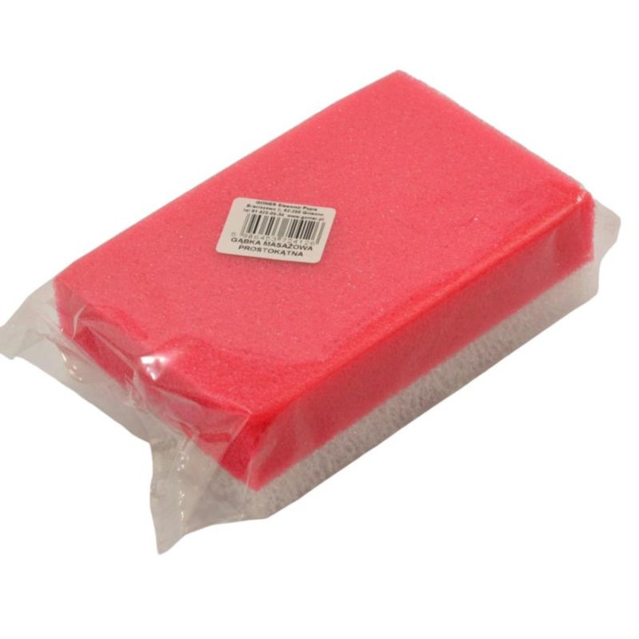 Gąbka kąpielowa masaż prostokątna mix