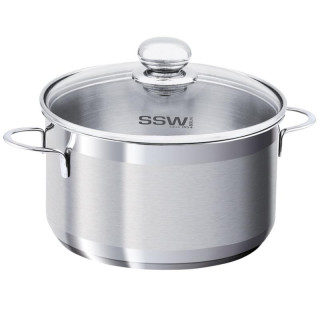 Garnek 24cm 6,1L z pokrywką City SSW
