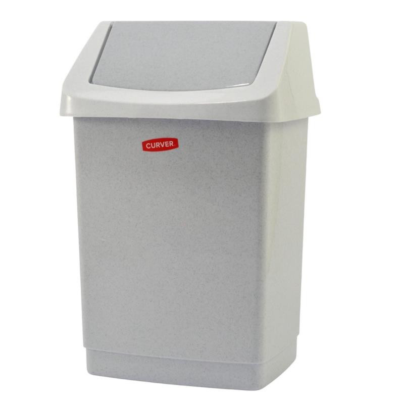 Kosz na śmieci 15L Click granit 175006