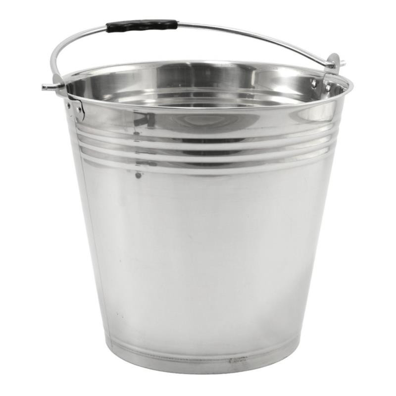 Wiadro 16L nierdzewne Puro