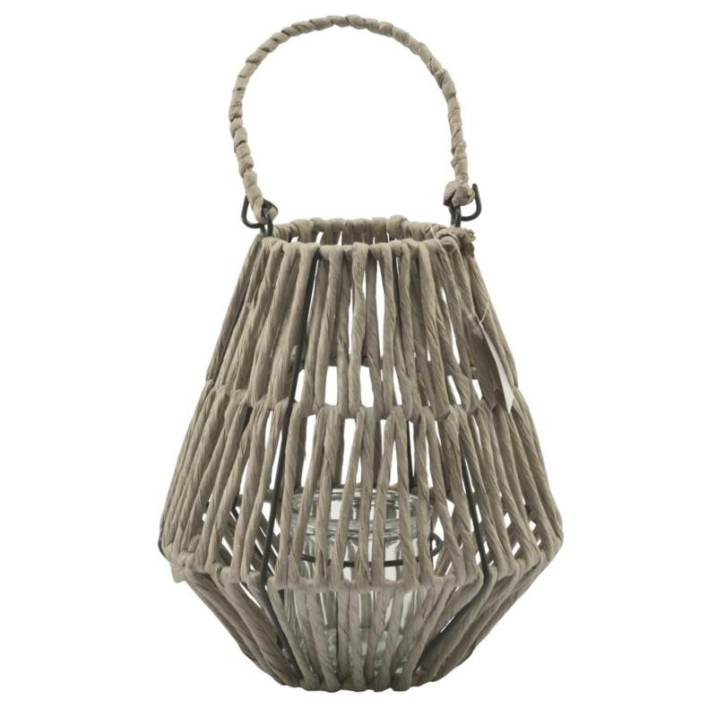 Lampion 21x23cm z uchwytem wkład szklany 6533