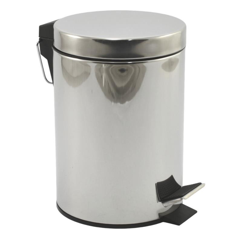 Kosz na śmieci 3L nierdzewny z pedałem