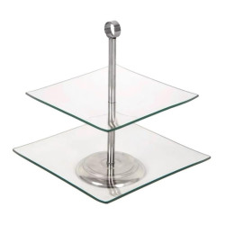 Patera 2-poziomowa kwadratowa Savona