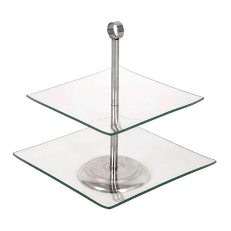 Patera 2-poziomowa kwadratowa Savona