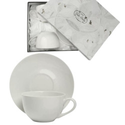 Filiżanki ze spodkami 2 sztuki 220ml Paola