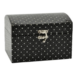 Kuferek 16x12x11cm KU01-CS czarny