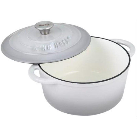 Garnek żeliwny 24cm 4L z/p Kinghoff KH-1521