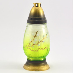 Znicz nagrobkowy 24cm 30h 166KT Bazie