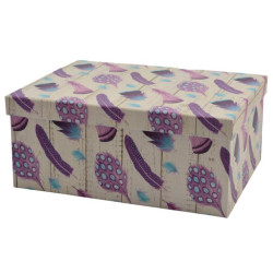 Pudełko ozdobne 31x23x13cm pióra CBP10-109