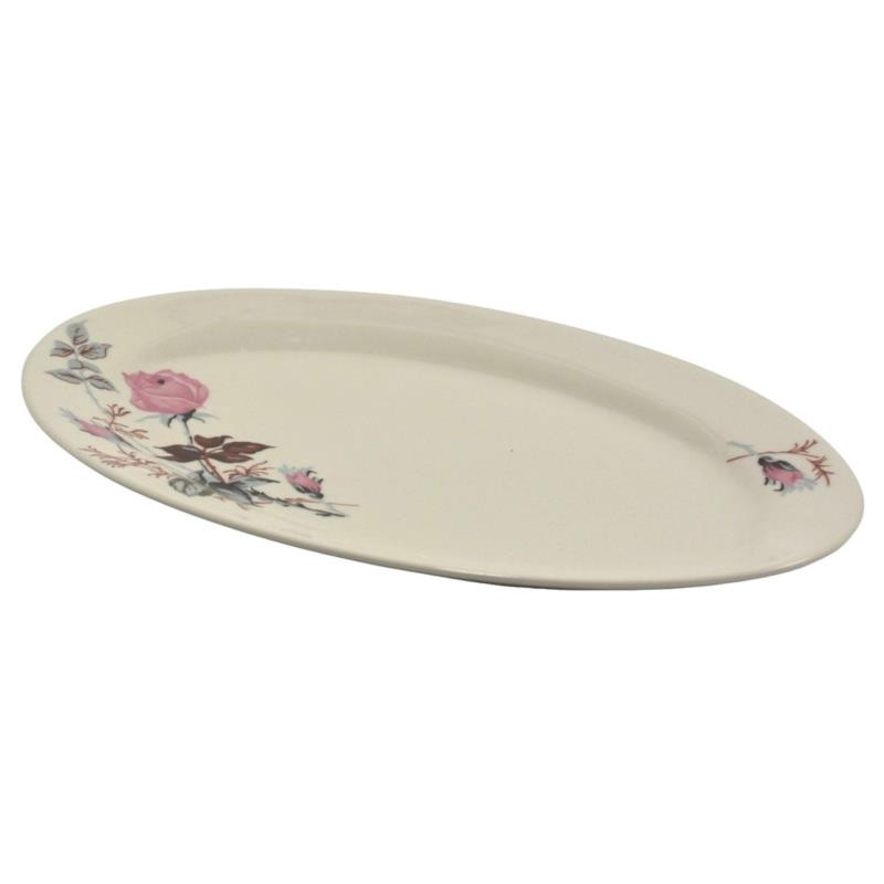 Półmisek ceramiczny Sucha Róża 30cm owalny