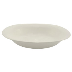 Talerz Opal Modern głęboki 22cm biały szklany