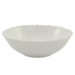 Salaterka szklana 18cm Opal Carbo biała