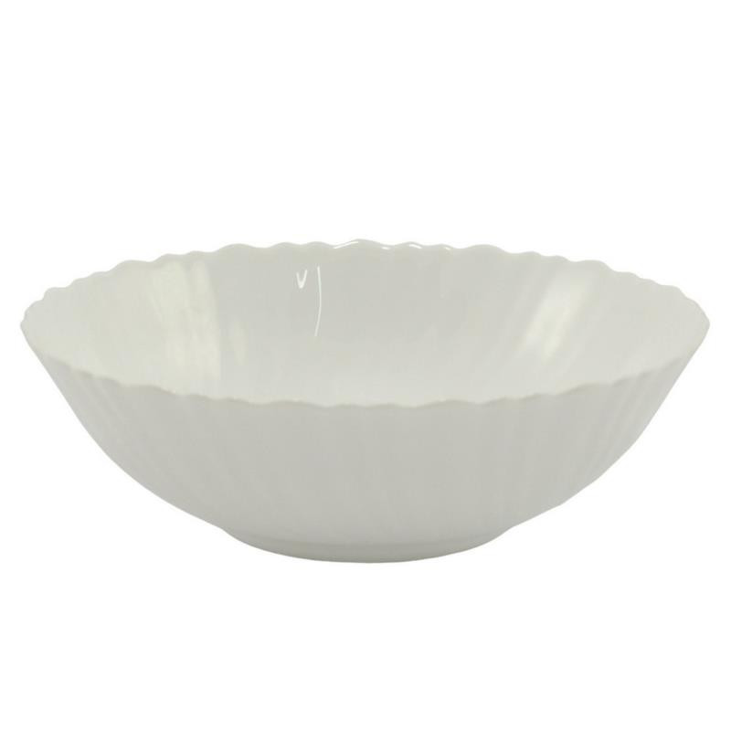 Salaterka szklana 18cm Opal Carbo biała