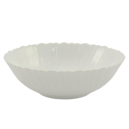 Salaterka szklana 18cm Opal Carbo biała