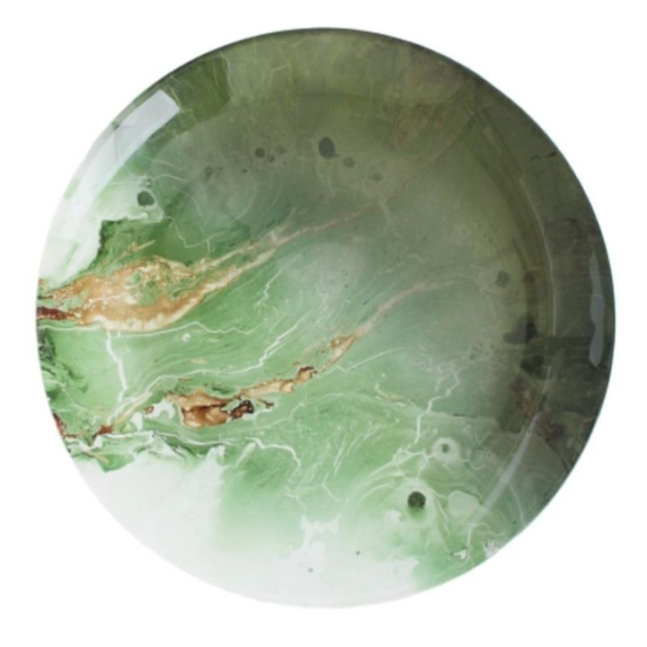 Talerz Villa Italia Agat do ciasta szklany 32cm AK326