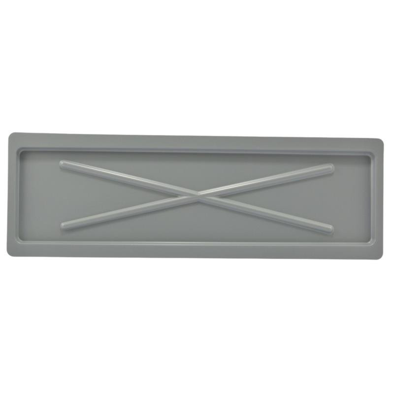 Podstawka pod suszarkę 75x24,7cm srebrna