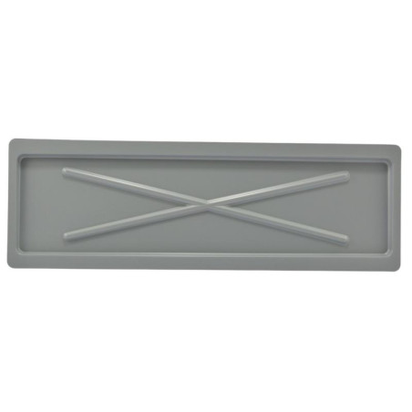 Podstawka pod suszarkę 75x24,7cm srebrna