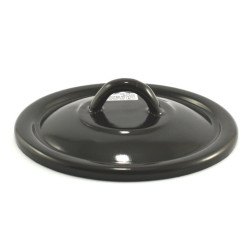 Pokrywka emaliowana 14cm czarna