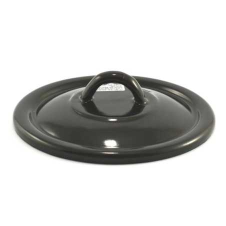 Pokrywka emaliowana 14cm czarna