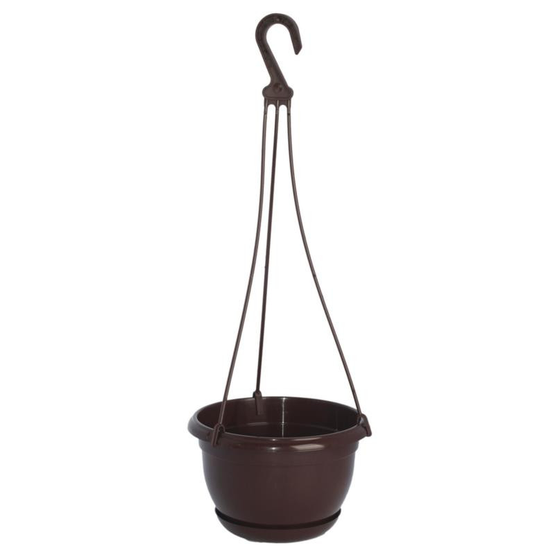 Doniczka wisząca Malta 27cm h:17,1cm brąz 2504
