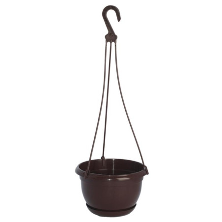 Doniczka wisząca Malta 27cm h:17,1cm brąz 2504